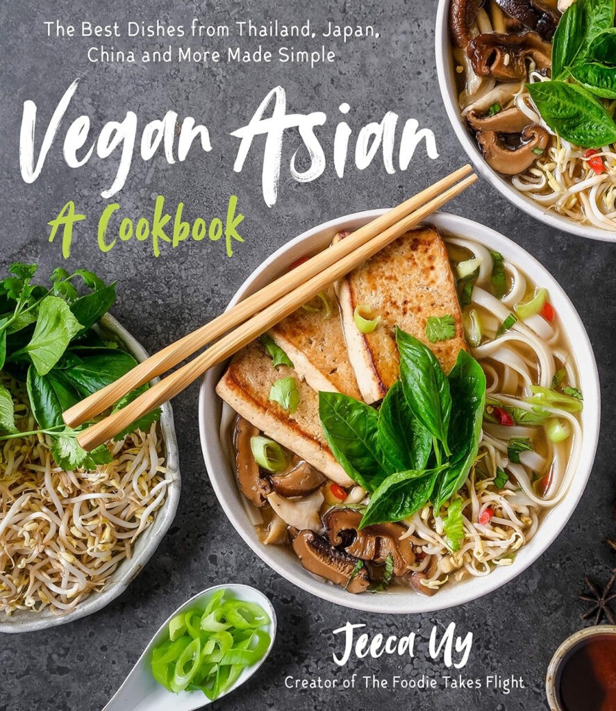 The front cover of Vegan Asian, one of the many cookbooks profiled in this post